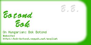 botond bok business card